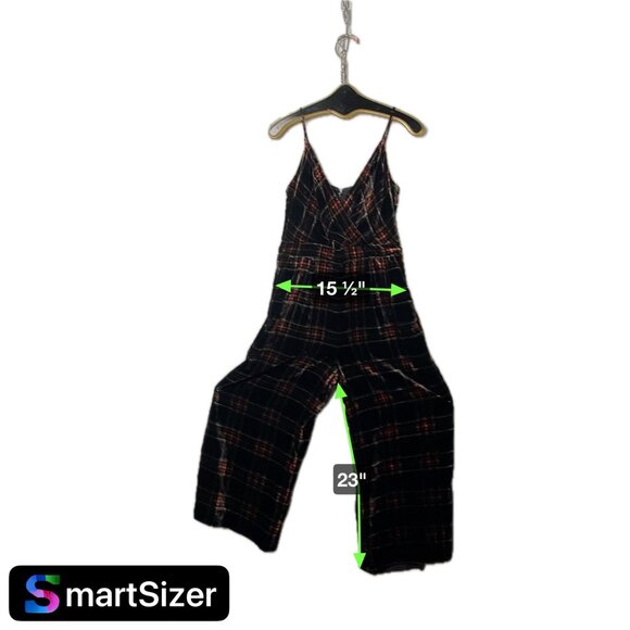 J. Crew Womens Velour Black Plaid Jumpsuit  Size 4 With Belt - Picture 7 of 10